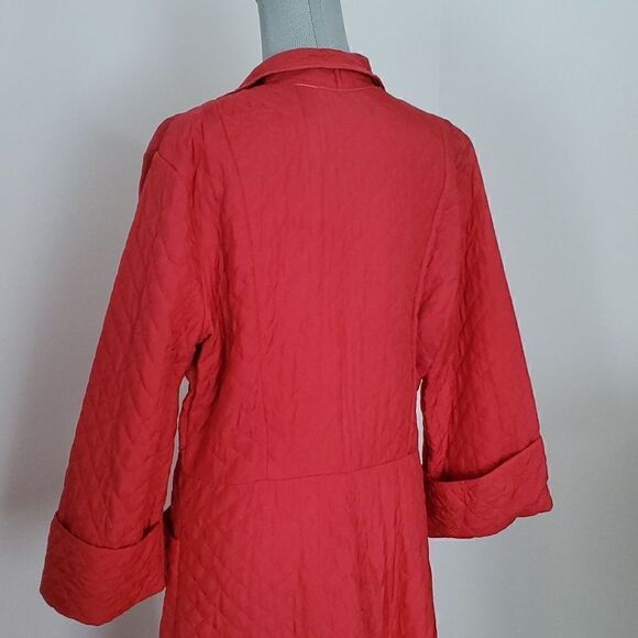 Barsarobe of Bemberg | Vintage Quilted House Coat Robe - Picture 6 of 9
